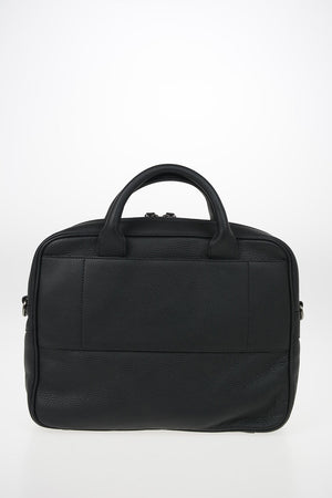 GIORGIO ARMANI Embossed Leather Briefcase