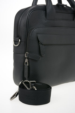 GIORGIO ARMANI Embossed Leather Briefcase
