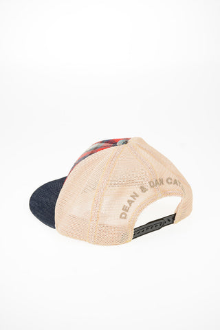 district check Cap with Logo
