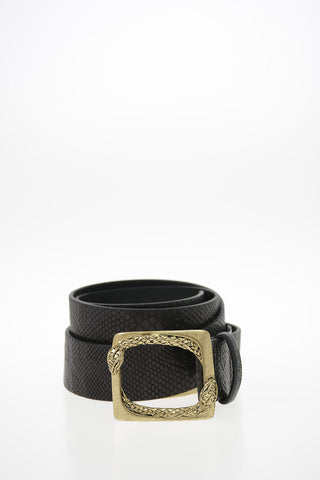40mm snake-print Leather Belt