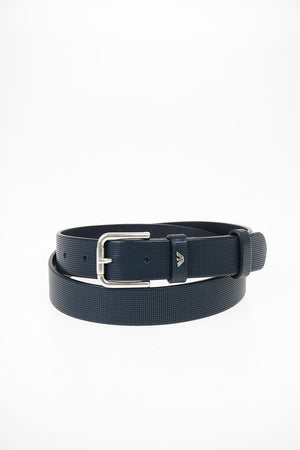 ARMANI JEANS 40mm Leather Barb Belt