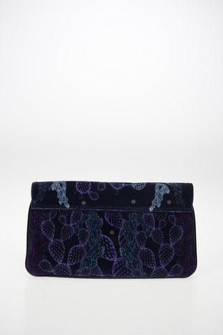 Borsa a Tracolla in Velluto con inserti in Pelle