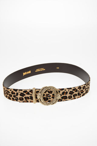 40mm cheetah-print leather Belt