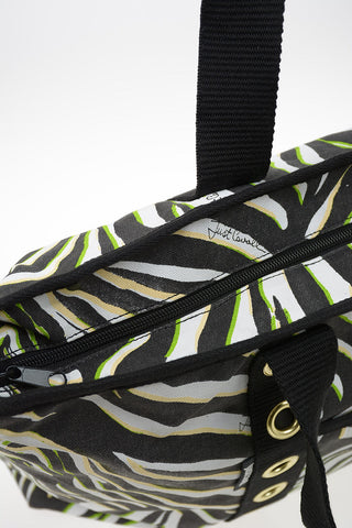 Zebra-Print Shopping Bag
