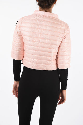 3/4 Sleeve Waist Length ELENAQUATTRO Down Jacket