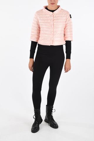 3/4 Sleeve Waist Length ELENAQUATTRO Down Jacket