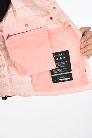 3/4 Sleeve Waist Length ELENAQUATTRO Down Jacket