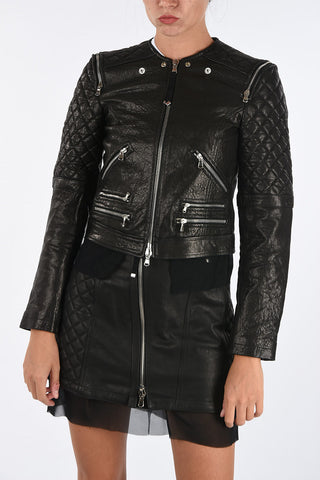 BLACK GOLD Waist Length Leather LIVIA Jacket