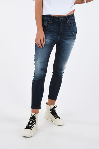 Stone Washed Cropped FAYZA-NE Jogg Jeans