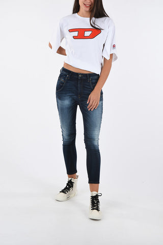 Stone Washed Cropped FAYZA-NE Jogg Jeans