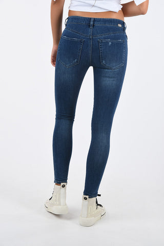Super Skinny Fit SLANDY Distressed Jeans L30