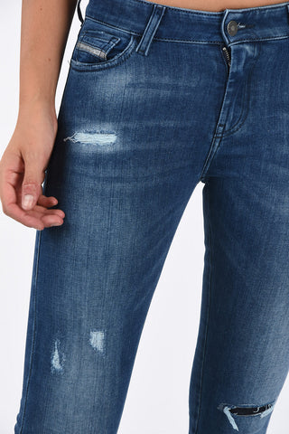 Super Skinny Fit SLANDY Distressed Jeans L30