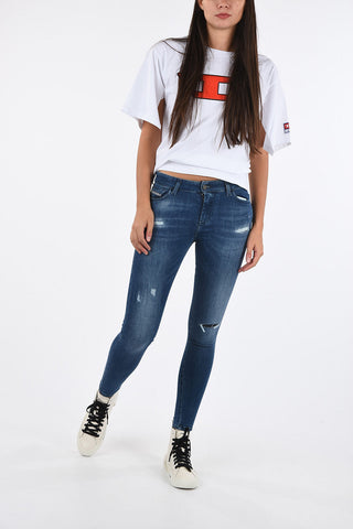 Super Skinny Fit SLANDY Distressed Jeans L30