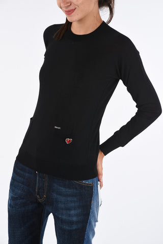 Maglia Girocollo Leggera in Lana