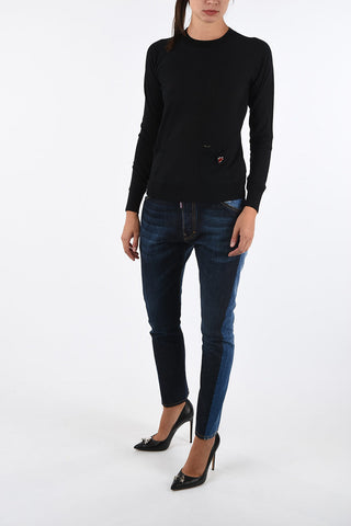 Maglia Girocollo Leggera in Lana