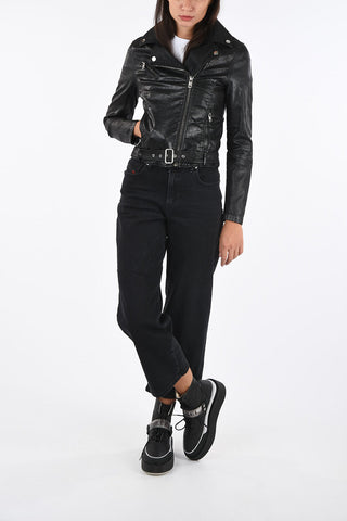 Faux Leather KERBIZ-NE Biker Jacket