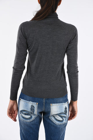 Wool Turtle-Neck Sweater
