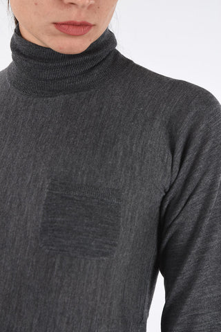 Wool Turtle-Neck Sweater