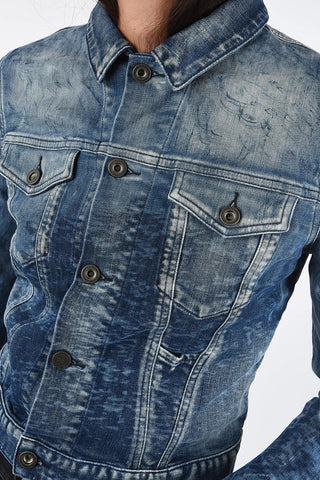 Waist Length Denim D-LIMMY-T Jogg Jeans Jacket