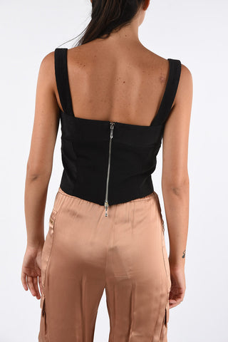 corduroy bustier top