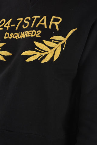 Embroidered Crew-Neck Sweatshirt