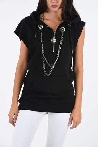 Felpa F-IOHA Oversize con Collana
