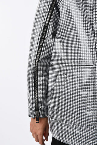Reversible Houndstooth G-KALIN Double Breasted Coat