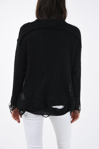 Logo Distressed M-ANDREA Sweater