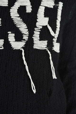 Logo Distressed M-ANDREA Sweater
