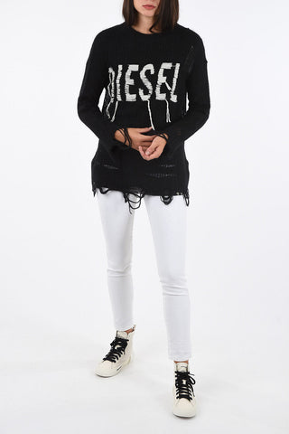 Logo Distressed M-ANDREA Sweater