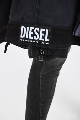 Faux Leather D-JINNIUS-NE Biker Jacket