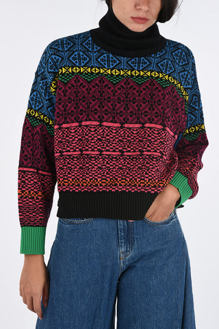 Fair Isle Crew-Neck M-CV-NORV Sweater