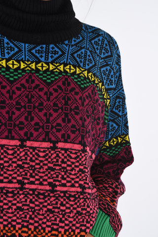Fair Isle Crew-Neck M-CV-NORV Sweater