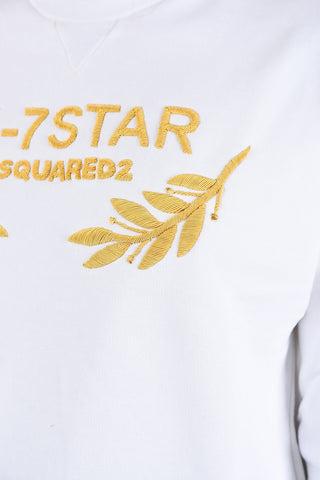 Embroidered Crew-Neck Sweatshirt