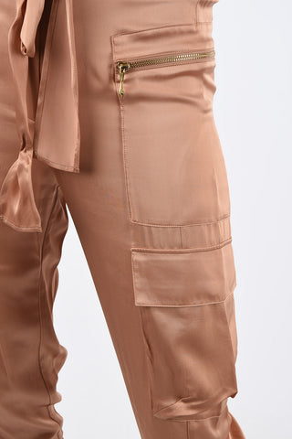 Pantalone Cargo con Cintura