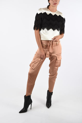 Pantalone Cargo con Cintura