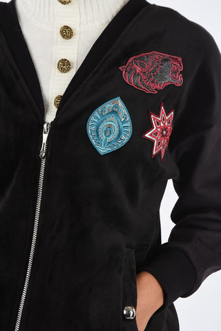 Full Zip Chenille Sweatshirt