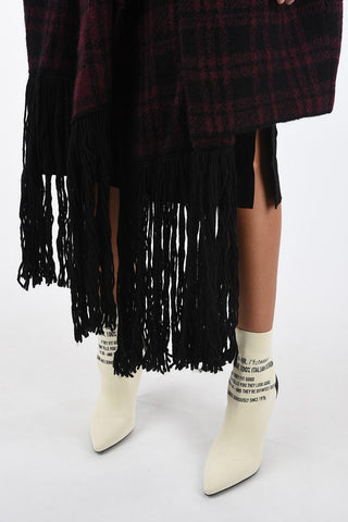 Fringed Gun Club Check M-BOU Coat