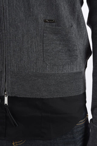 Full Zip Wool Sweater
