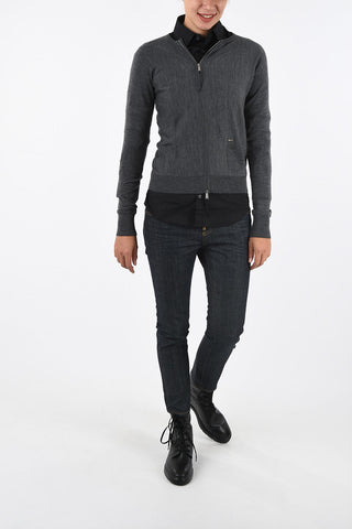 Full Zip Wool Sweater