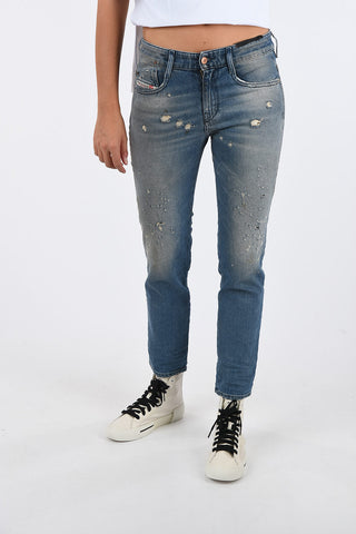 Low-Rise Waist D-RIFTY Distressed Jeans L32
