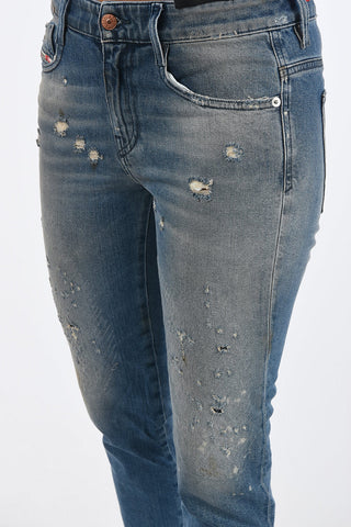Low-Rise Waist D-RIFTY Distressed Jeans L32
