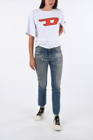 Low-Rise Waist D-RIFTY Distressed Jeans L32