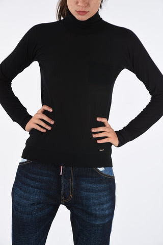 Wool Turtle-Neck Sweater