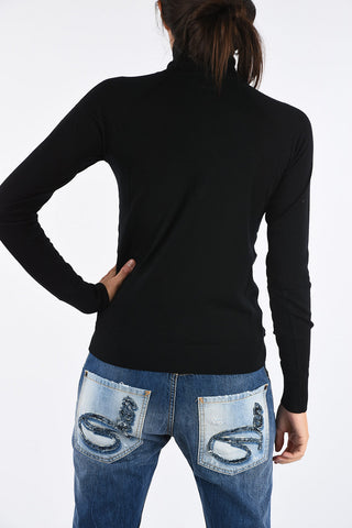 Wool Turtle-Neck Sweater