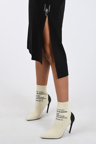 Double Split Side Hem D-FELIX-LONG Shirt Dress