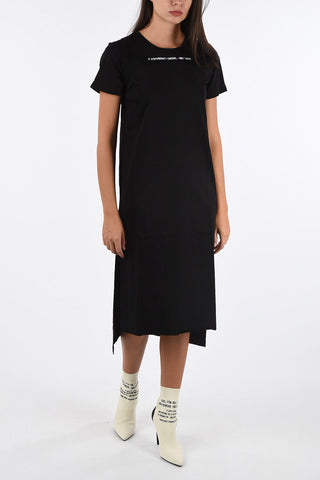 Double Split Side Hem D-FELIX-LONG Shirt Dress