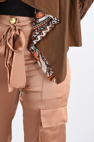 leather asymmetrical Blazer