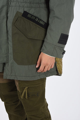 Nylon and Cotton W-KOVIK Parka