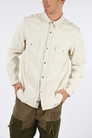 Distressed Denim D-BANDY-B Shirt
